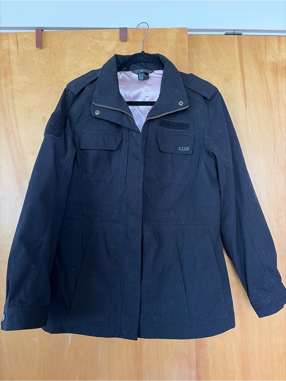 5.11 Tactical Women's Black Utility Jacket with Epaulets